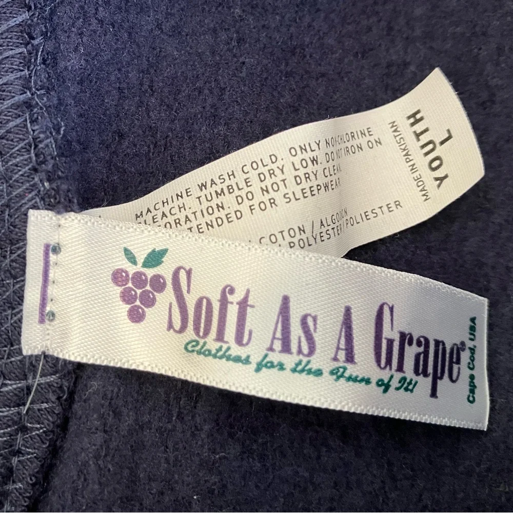 Kids Red Sox hoodie sweatshirt, Soft as a Grape size Large - Picture 7 of 8